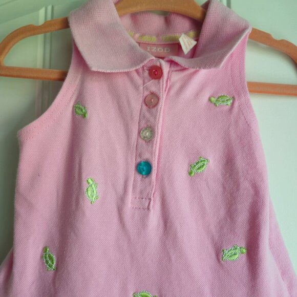 Sale 🎉🥳 4/$25 or $10 Little Girls Polo Dress in Pink Size 3-6M - Picture 5 of 5